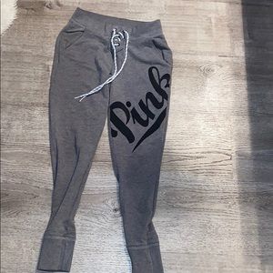 PINK grey sweats